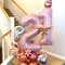 21 Balloons Number, Giant Pastel Pink Number 2 & 1 Helium Foil Ballo,40 Inch(Pastel Pink)